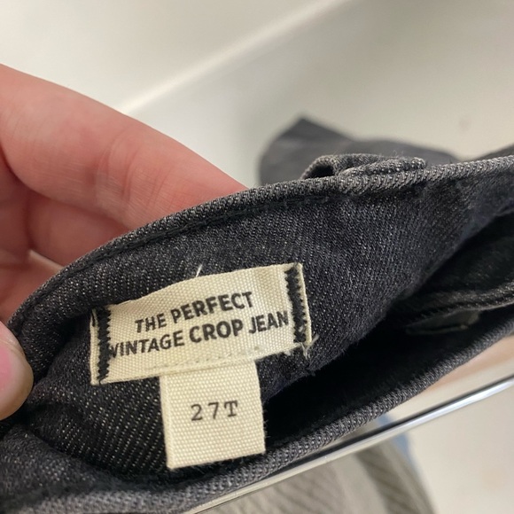 Madewell The‎ Perfect Vintage Crop Jean Size 27T - Picture 7 of 8
